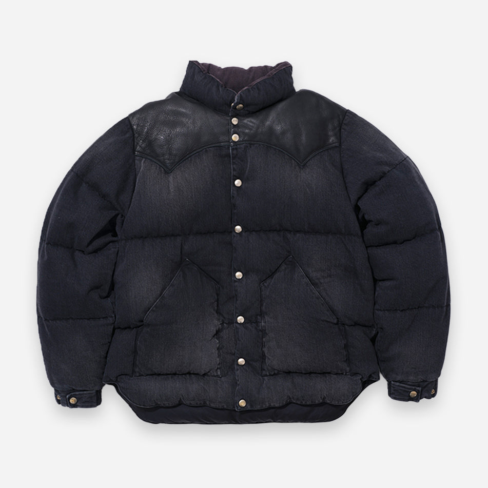 m*o様 Rocky Mountain Featherbed 38 ブラック Rocky Mountain Featherbed DOWN JACKET - BLACK DENIM - The Great Divide