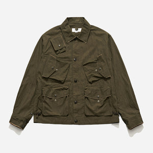 Eastlogue - C.1 MILITARY JACKET - OLIVE C/N -  - Main Front View