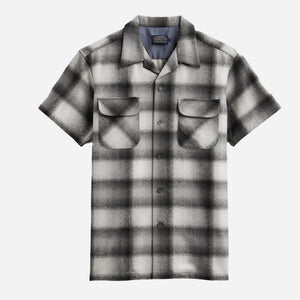 Pendleton - Short Sleeve Board Shirt - Tan/Slate Ombre -  - Main Front View