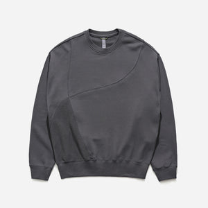 Unaffected - REVERSE PANEL SWEATSHIRT - CHARCOAL -  - Main Front View