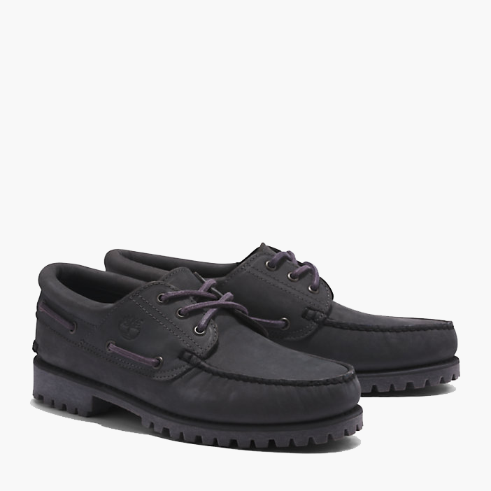 Timberland TIMBERLAND 3-EYE LUG HANDSEWN BOAT SHOE - DARK GREY