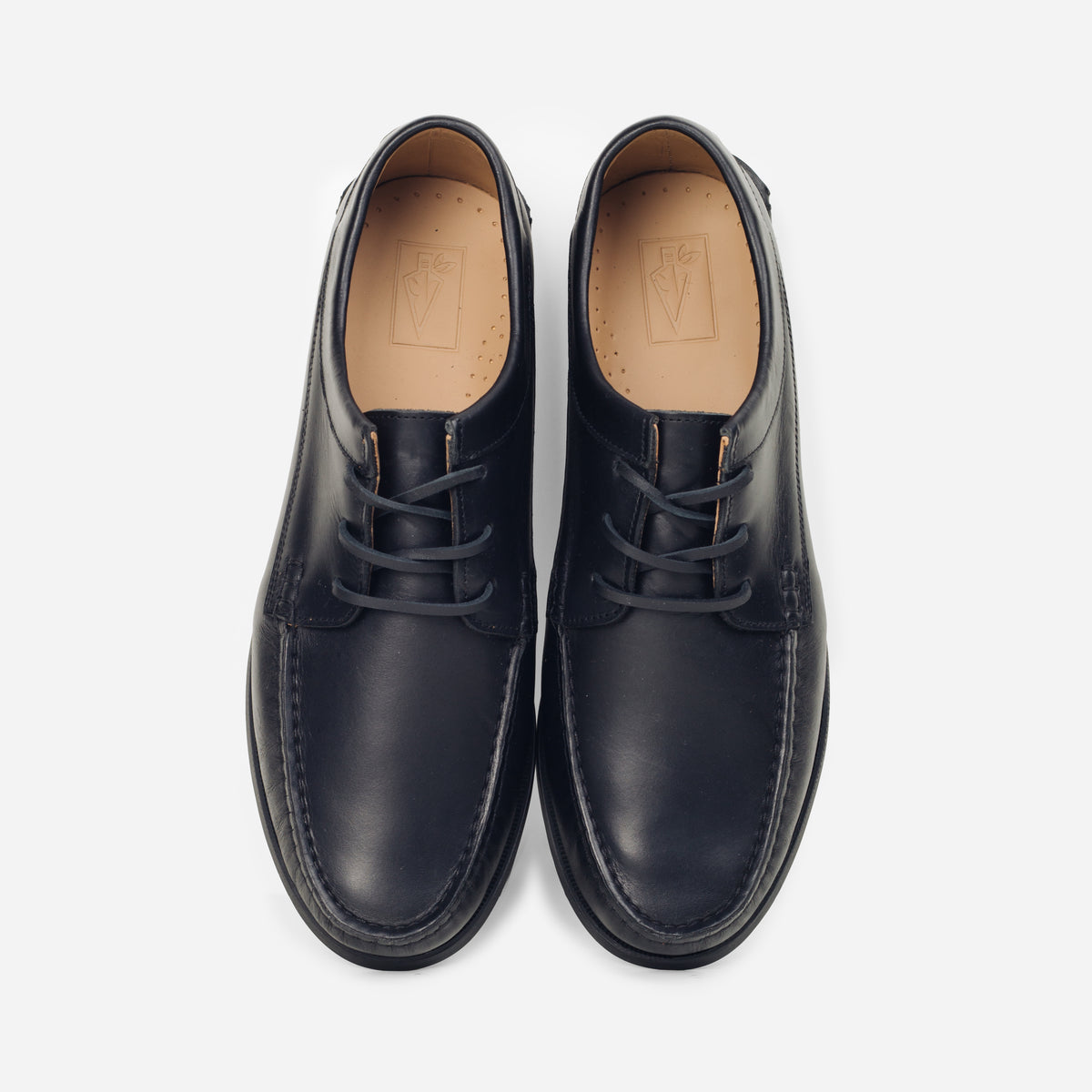 Arrow Moccasin Company OG BLUCHER SHOE - BLACK/BLACK - The Great