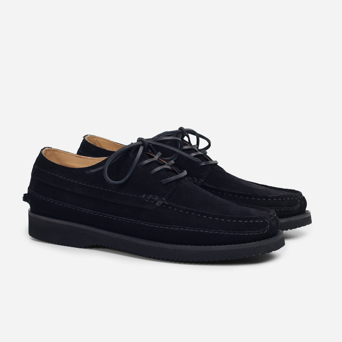 Arrow Moccasin Company NANTUCKET TREK MOC - BLACK/BLACK - The