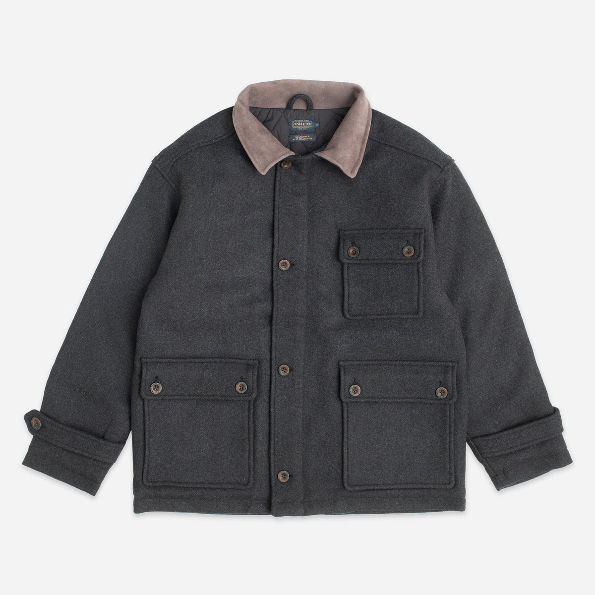 Pendleton WINTER WOOL HUNTING JACKET - CHARCOAL - The Great Divide