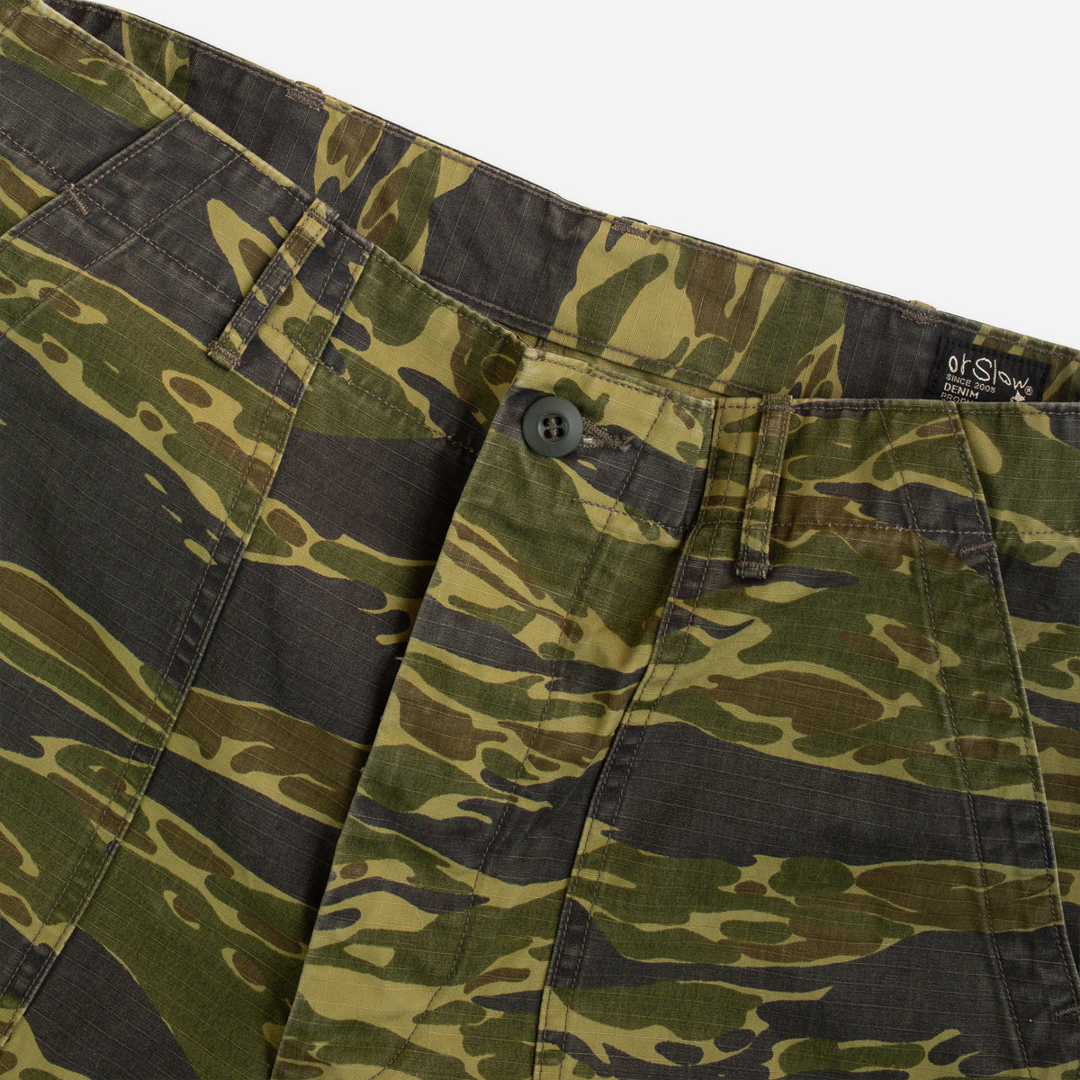 Orslow U.S ARMY FATIGUE PANTS - TIGER CAMO - The Great Divide