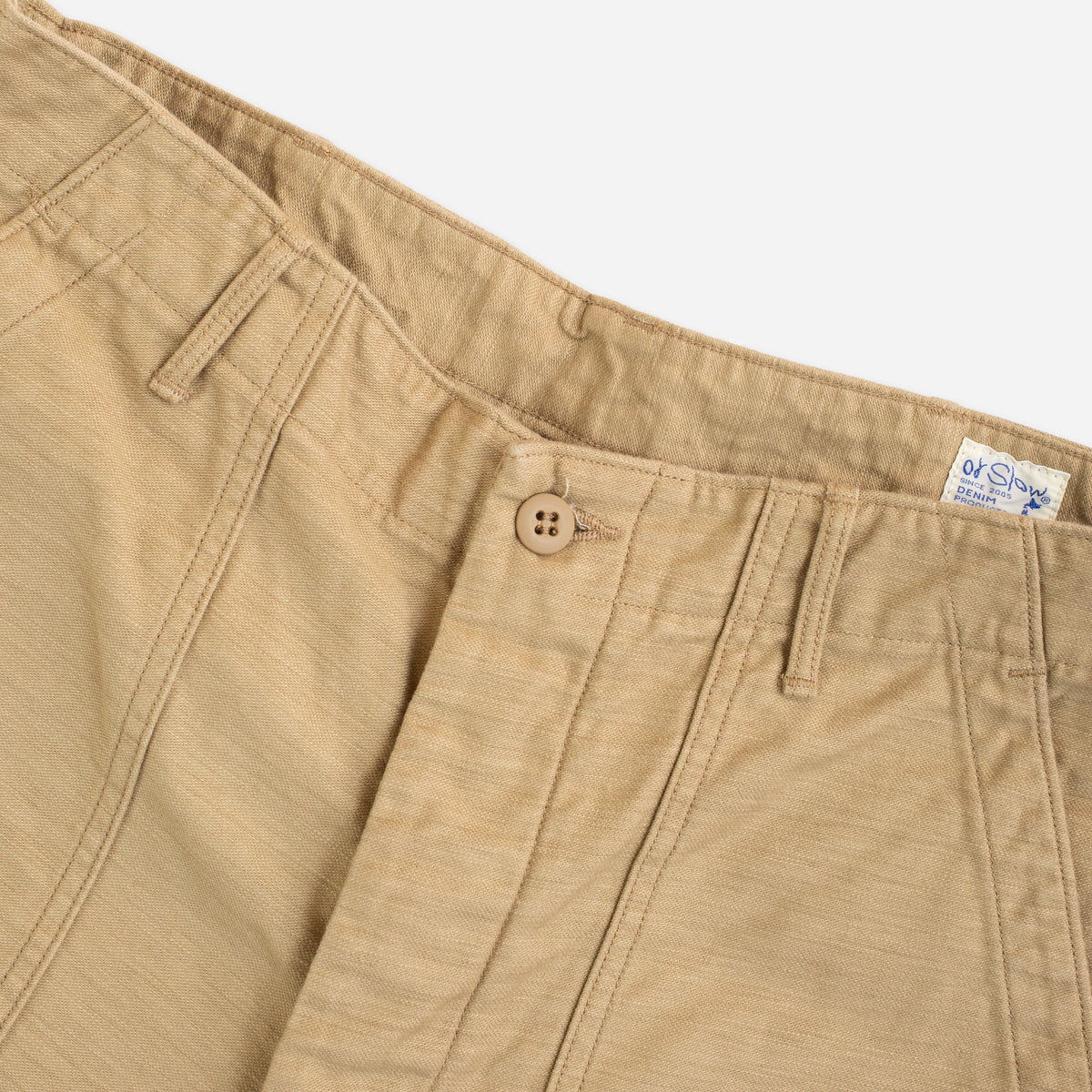 Orslow U.S ARMY FATIGUE PANTS - SAND BEIGE - The Great Divide