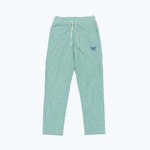 Peck & Snyder - RELAXED STRIPED TROUSERS - TENNIS GREEN - RELAXED STRIPED TROUSERS - TENNIS GREEN - Main Front View