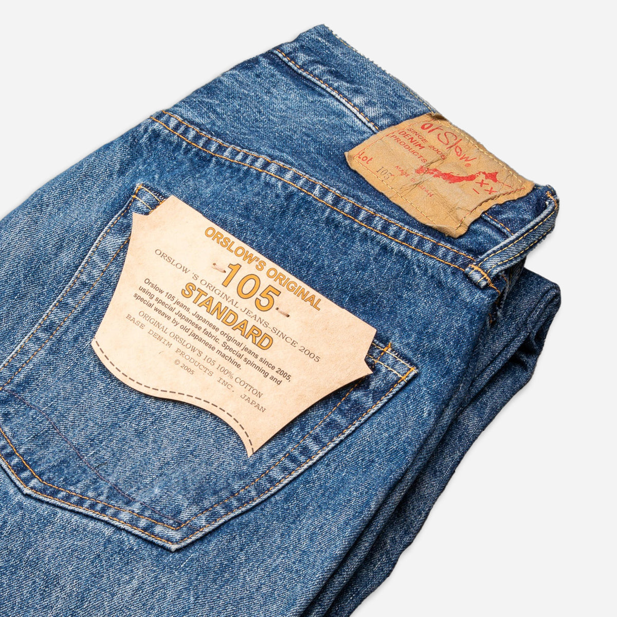 orSlow STANDARD DENIM 105 2Year Wash Orslow 105 Standard Jean in