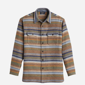 Pendleton - Driftwood Shirt - Trail Stripe - Pendleton Driftwood Shirt - Trail Stripe  https://thegreat-divide.com/products/driftw - Main Front View