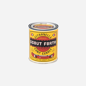 Good and Well Supply Co - 8 OZ NATIONAL PARK CANDLE - SCOUT FORTH - 8 OZ NATIONAL PARK CANDLE - SCOUT FORTH - Main Front View