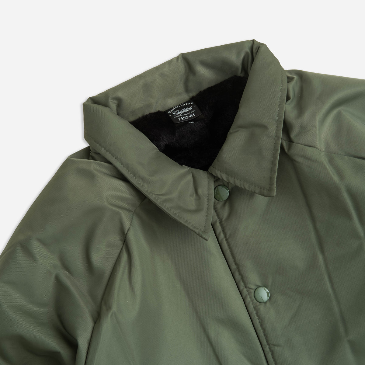 United Athle COACH JACKET FUR LINED - OLIVE - The Great Divide