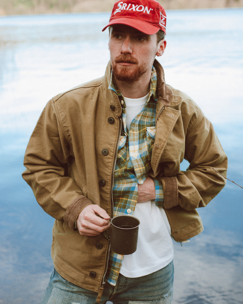 Double RL By Ralph Lauren RRL Bower Deck Jacket Olive Drab - The