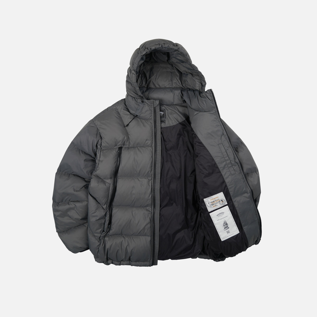 【極美品】On Weather Jacket ブラック/グレー Frizmworks ALTAVIA DOWN JACKET - GUN METAL - The Great Divide