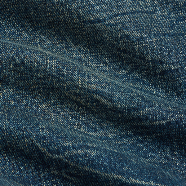 Low Straight 5-Pocket Denim Jean - Blue