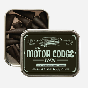 Good and Well Supply Co - MOTOR LODGE INN ROADSIDE MOTEL INCENSE - 25 PIECE - MOTOR LODGE INN ROADSIDE MOTEL INCENSE - 25 PIECE - Main Front View