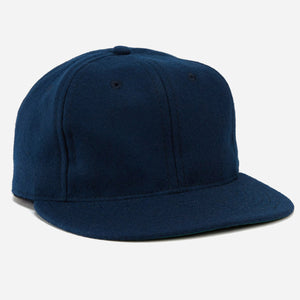 Ebbets Field Flannels - UNLETTERED BALL CAP - NAVY -  - Main Front View