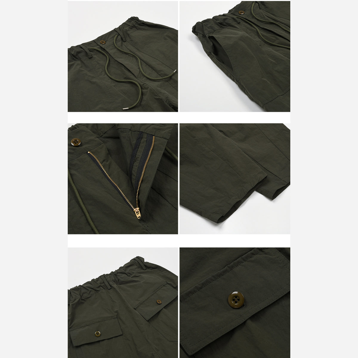 Frizmworks NYLON BALLOON PANTS - OLIVE - The Great Divide