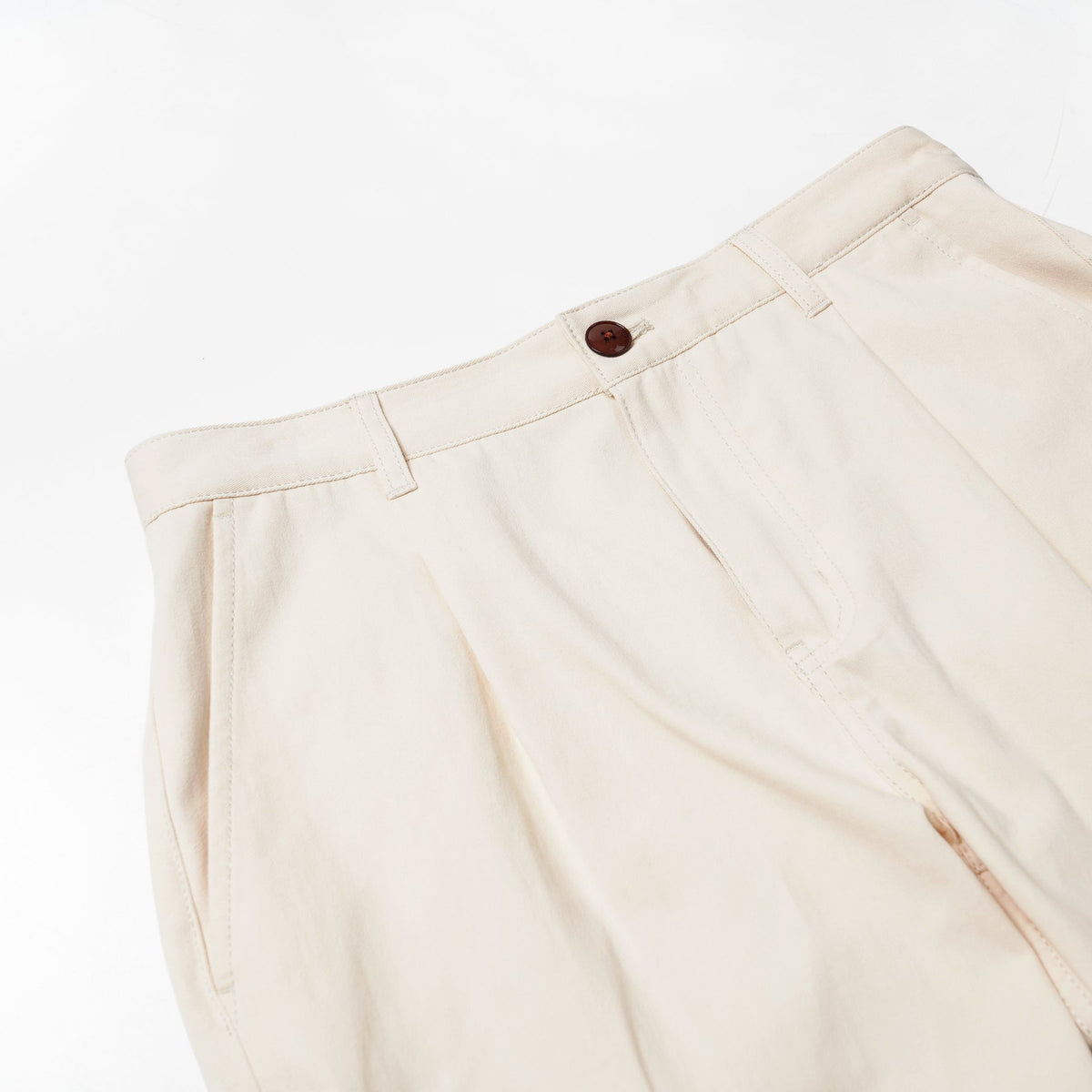 Frizmworks OG HAWORTH ONE TUCK PANTS - CREAM - The Great Divide