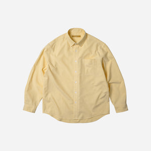 Frizmworks - OG OXFORD OVERSIZED SHIRT - YELLOW -  - Main Front View