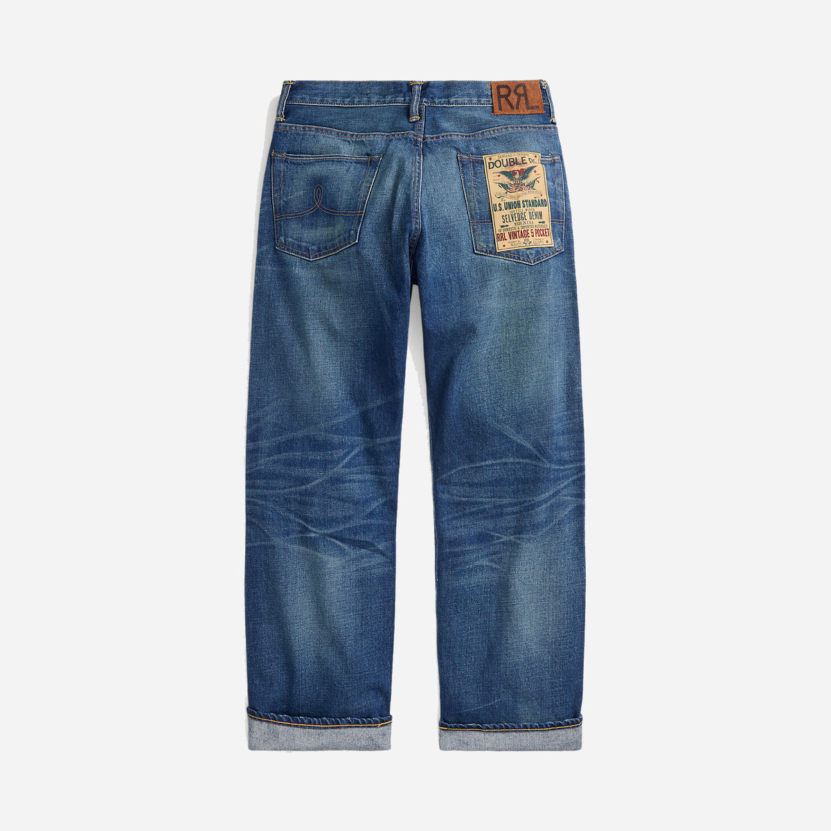 【アメリカ製】RRL VINTAGE 5 POCKET DENIM 28/30 Double RL(RRL) VINTAGE 5 PKT JEANS ONE WASH USA製(US