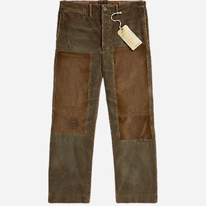 Double RL By Ralph Lauren - Distressed Corduroy Field Trouser -  - Main Front View