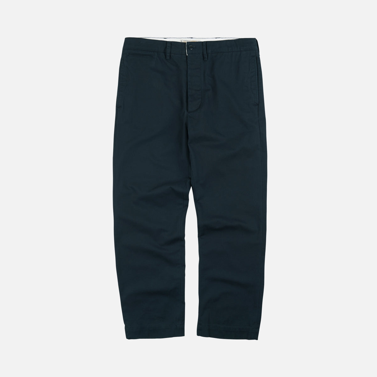 Frizmworks WASHED OFFICER CHINO PANTS - NAVY - The Great Divide
