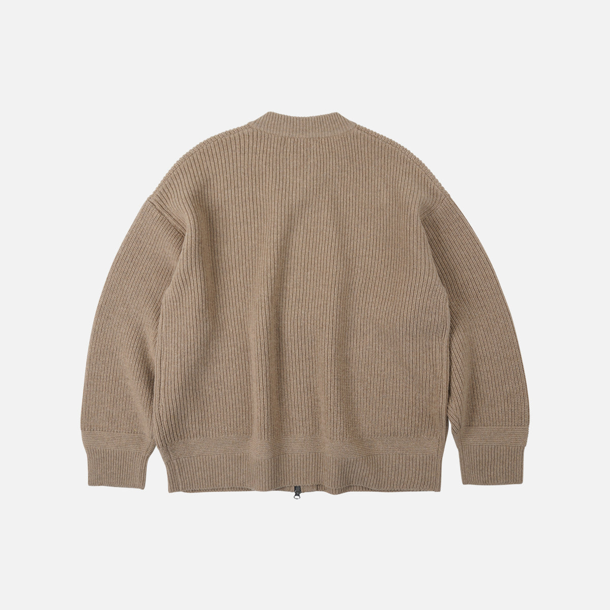 【ぴぴ】THE TOE Williamsburg Zip Cardigan Frizmworks WOOL DECK ZIP UP CARDIGAN - OATMEAL - The Great Divide