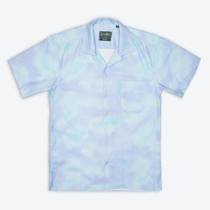 Gitman Vintage - Cotton Candy Camp Shirt - Blue -  - Main Front View