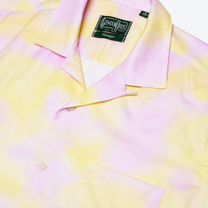 Gitman Vintage - Cotton Candy Camp Shirt - Yellow -  - Alternative View 1