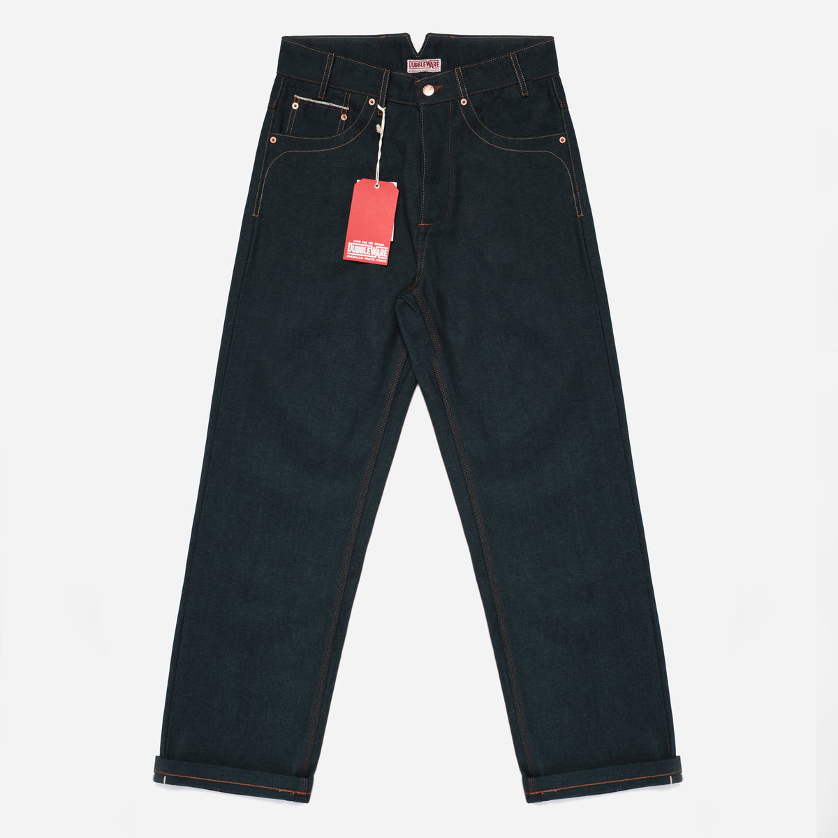 PLYMOUTH SELVEDGE DENIM JEANS - DARK INDIGO DENIM