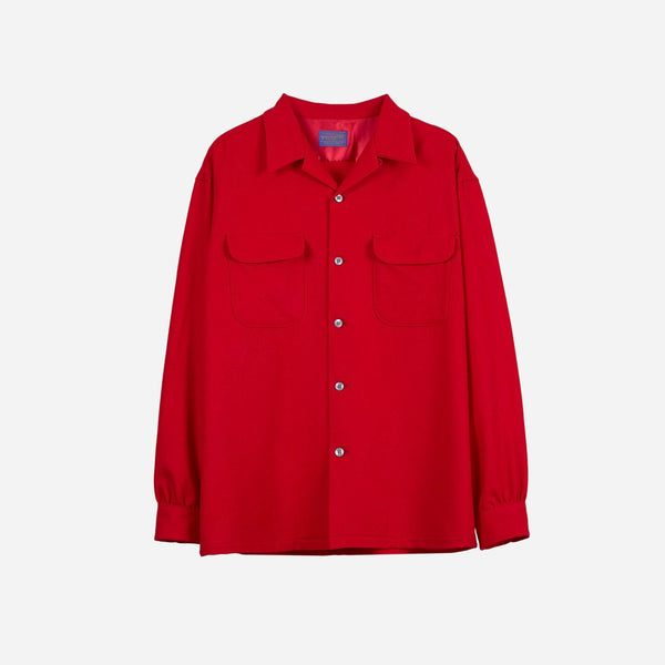 Pendleton Made for Japan Open Collar Shirt - Red