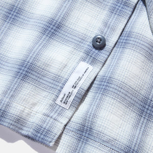 Adsum - Adsum Flat Hem Work Shirt - Soft Blue -  - Alternative View 1