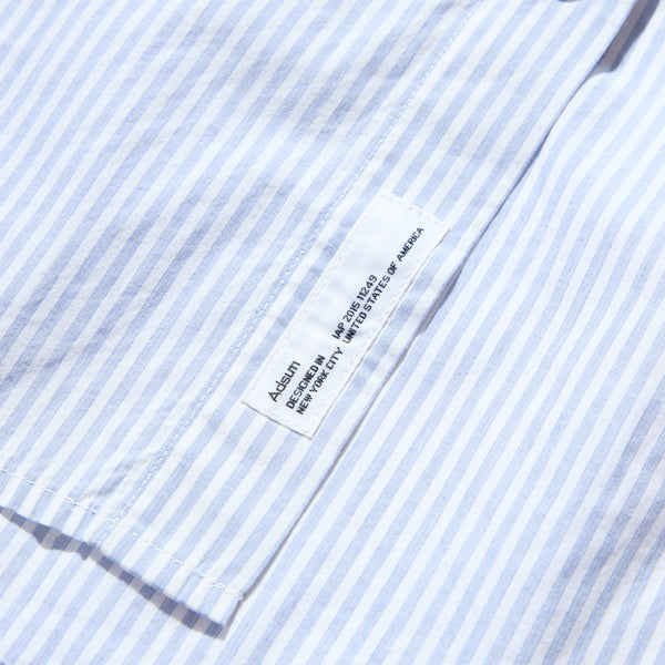 Adsum Oxford Premium BD -  Blue Poplin Stripe