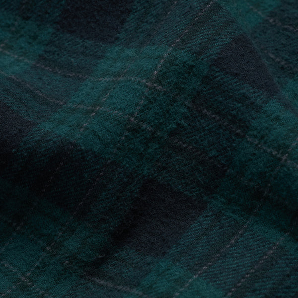 Adsum Classic Plaid Work Shirt - Green/Black Check