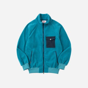 Battenwear - Battenwear Warm-Up Fleece - Teal Blue -  - Main Front View