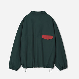 Anglan - PERKY BUTTON PULLOVER SWEAT - GREEN -  - Alternative View 1