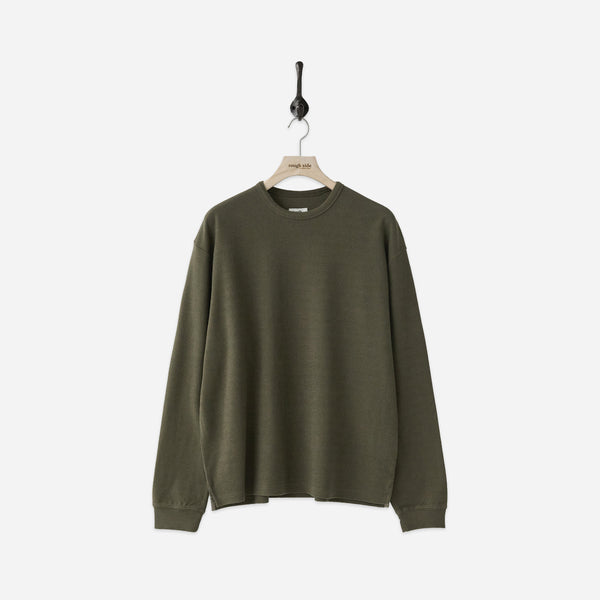 Rough Side Grainy Pullover - Dark Olive