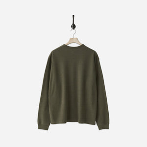 Rough Side - Rough Side Grainy Pullover - Dark Olive -  - Alternative View 1