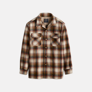 Pendleton - BOARD SHIRT - COPPER/BROWN OMBRE -  - Main Front View
