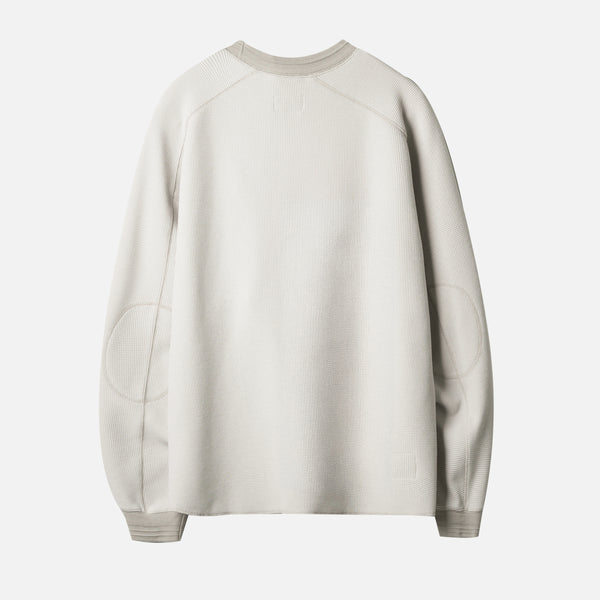 WAFFLE SWEATER - IVORY
