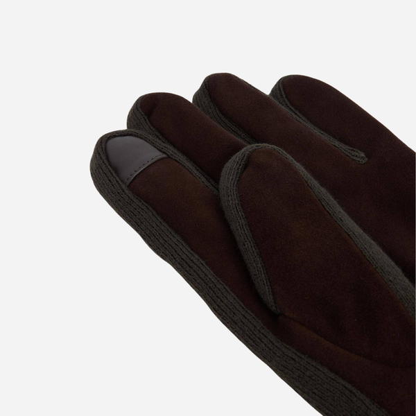 Barbour Magnus Suede Gloves - Olive