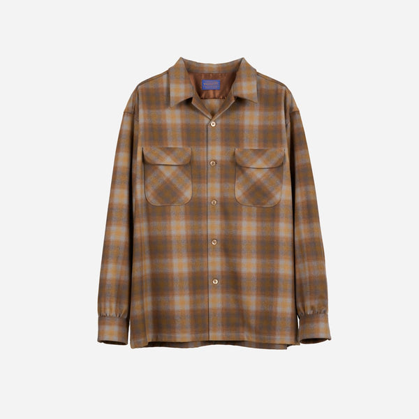Pendleton Made for Japan Open Collar Shirt - Birch
