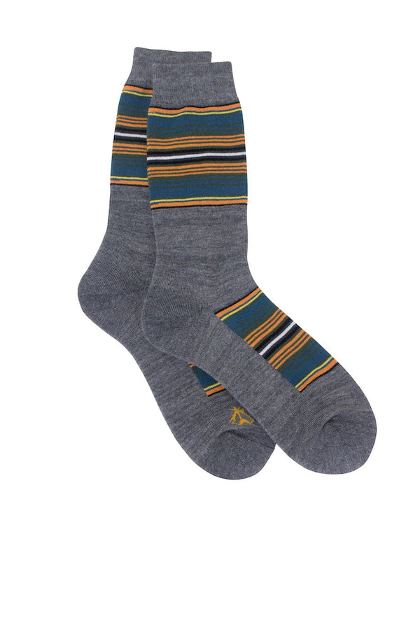 OLYMPIC NATIONAL PARK SOCKS - CHARCOAL