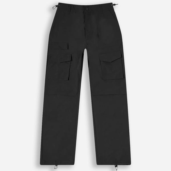 Nylon Multi Pocket Pants - Black