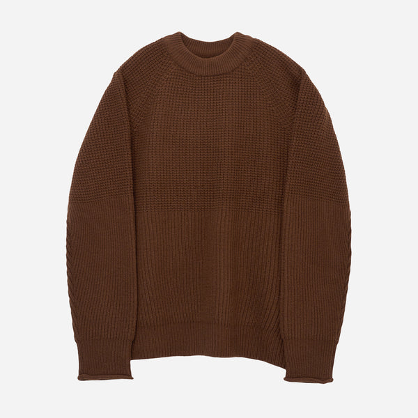 FISHERMAN KNIT - BRICK
