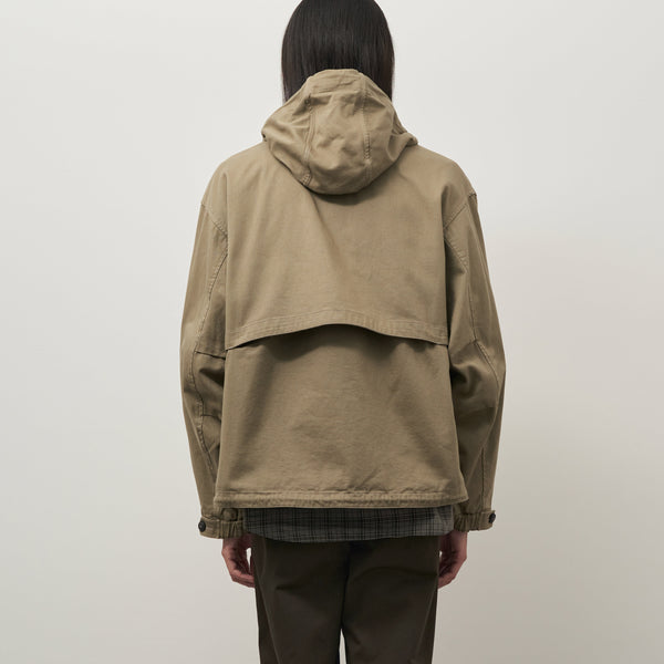 HILL CANVAS PARKA JACKET - SAND