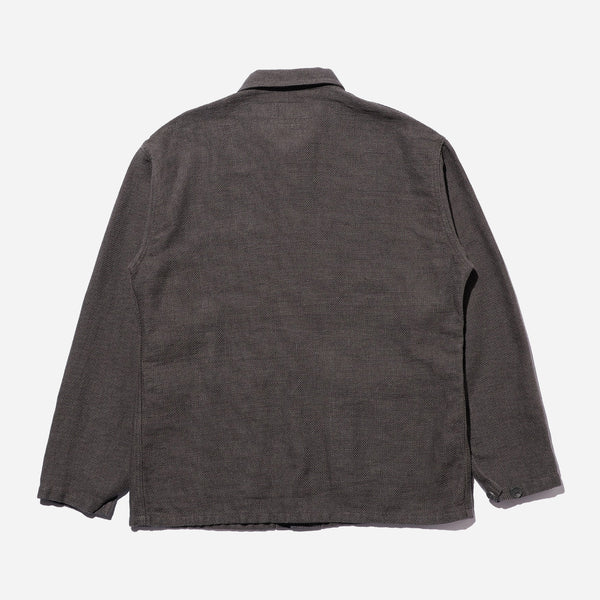 MIL CHORE LINEN JACKET - GREY