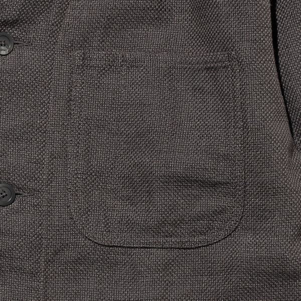 MIL CHORE LINEN JACKET - GREY