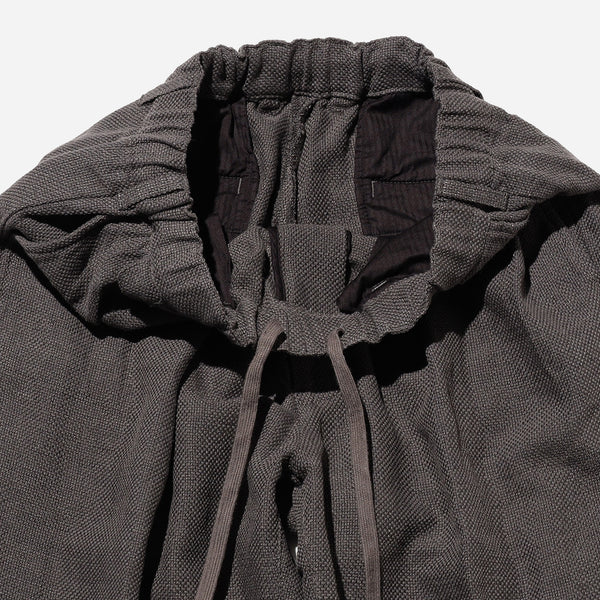 2 PLEAT RELAXED LINEN TROUSER - GREY