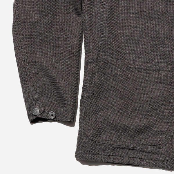 MIL CHORE LINEN JACKET - GREY